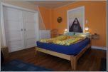 Schlafzimmer Appartrement 4 Alte Töpferei Friedrichskoog